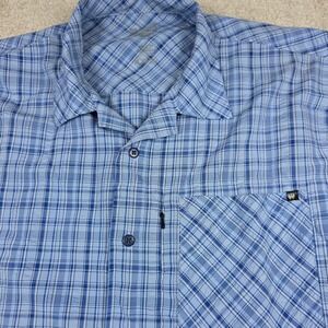 Blackhawk Warrior Wear Shirt Mens XL Blue Plaid Tactical Shrt Slv Button Up 1700